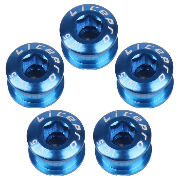5x Mountain Bicycle Chainring Bolts Single Speed Bike Chainwheel Crankset Screws